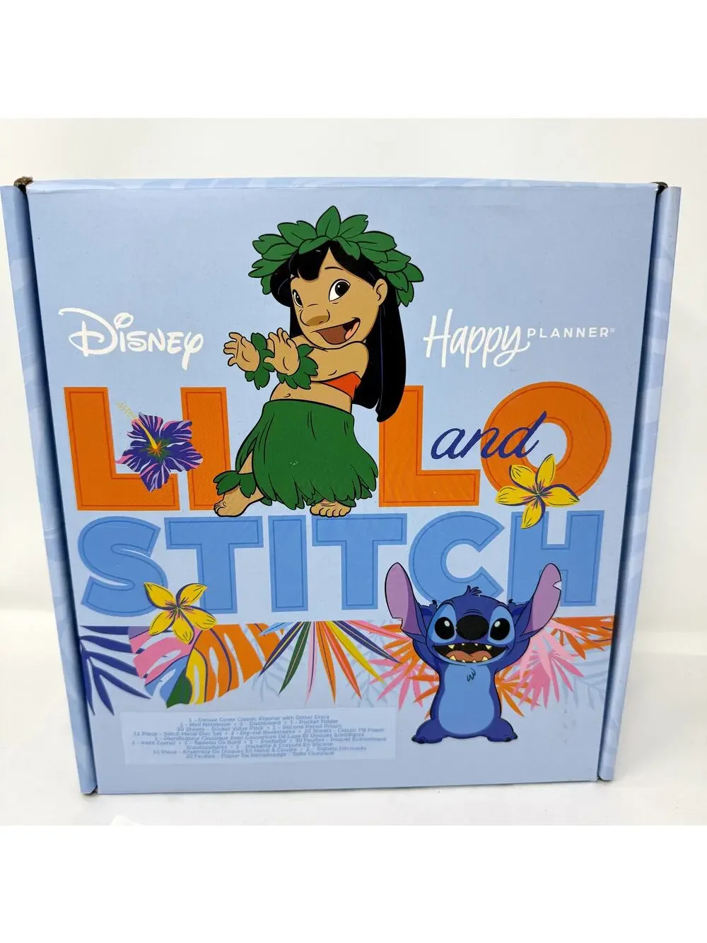 Disney Lilo & Stitch Be Happy Box Happy Planner New In Box Retired Vaulted Set